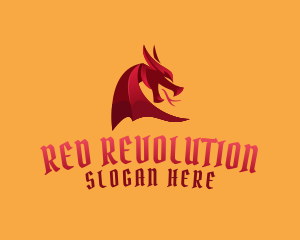 Red Dragon Clan logo design