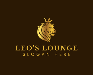 Deluxe King Lion logo design