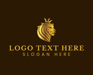 King - Deluxe King Lion logo design