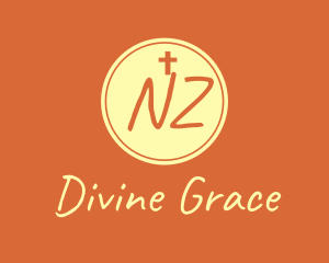Priest - Catholic Church N & Z logo design