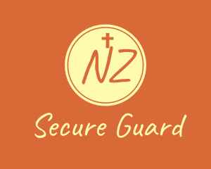 Shrine - Catholic Church N & Z logo design