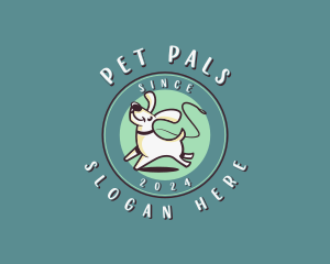 Dog Pet Leash logo design