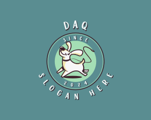 Dog House - Dog Pet Leash logo design