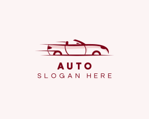 Convertible Car Auto logo design