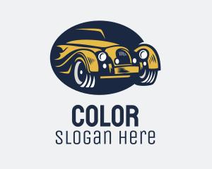 Auto Garage - Cool Retro Automobile logo design