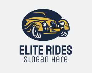 Cool Retro Automobile logo design