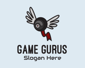 Gadget - Online Webcam Wings logo design