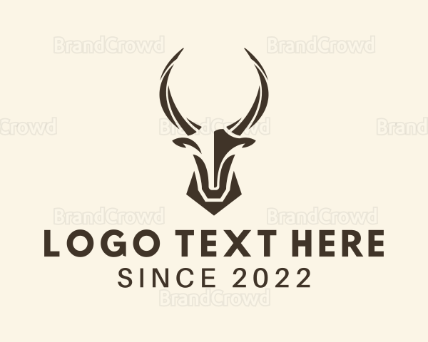 Wildlife Deer Conservation Logo