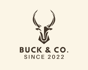 Buck - Wildlife Deer Conservation logo design