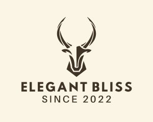 Elk - Wildlife Deer Conservation logo design