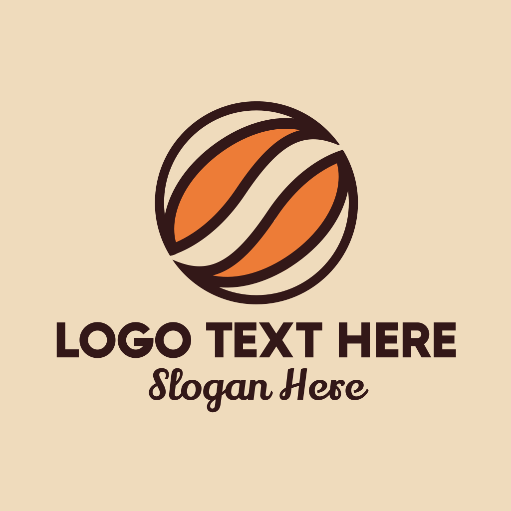 Abstract Coffee Bean Logo BrandCrowd Logo Maker