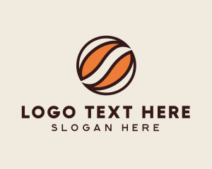 Abstract Coffee Bean logo design