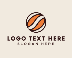 Abstract Coffee Bean Logo