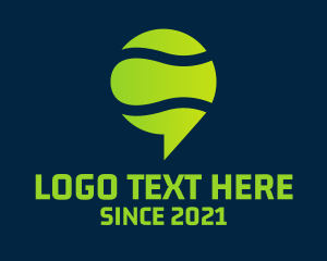 League - Tennis Messaging App logo design