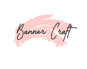 Fancy Feminine Brush logo design