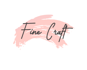 Fancy Feminine Brush logo design