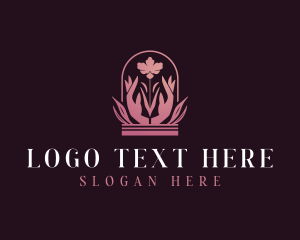 Yogi - Flower Hands Beauty logo design