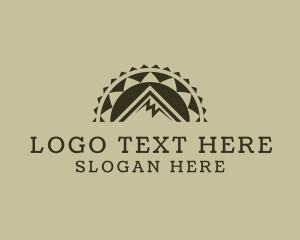 Lounge - Nature Hiking Campground logo design