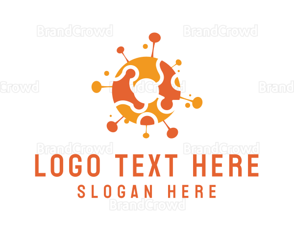 Jigsaw Puzzle Virus Logo