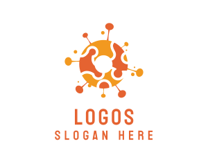 Puzzle - Jigsaw Puzzle Virus logo design