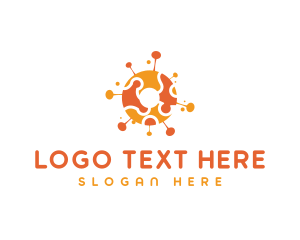 Toxin - Jigsaw Puzzle Virus logo design