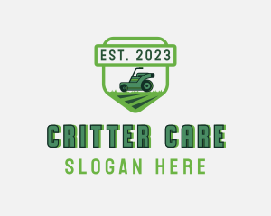 Lawn Care Landscaping Garden logo design