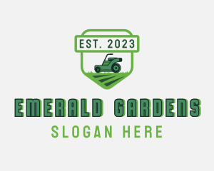 Lawn Care Landscaping Garden logo design