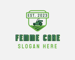 Lawn Care Landscaping Garden logo design