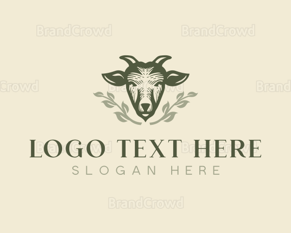 Livestock Goat Animal Logo