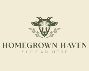 Livestock Goat Animal logo design