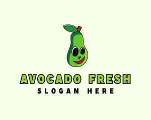 Avocado - Vegetarian Avocado Fruit logo design