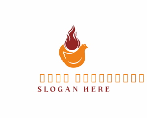 Chef - Hot Fire Chicken logo design