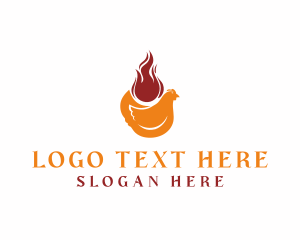 Restaurant - Hot Fire Chicken logo design
