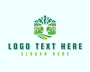 Firm - Modern Tree Wellness logo design