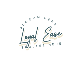 Retro Cursive Business Logo