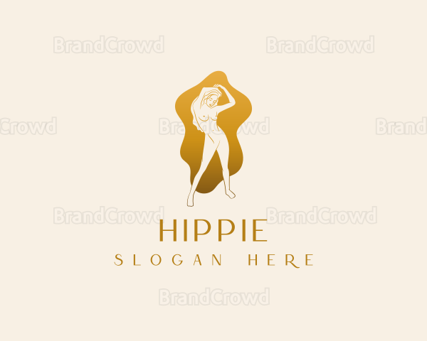 Golden Woman Nude Logo
