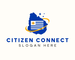 Citizenship - Uruguay Country Flag logo design