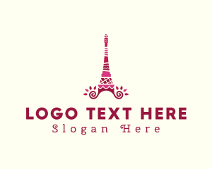 Cake Shop - Cake Eiffel Tower logo design