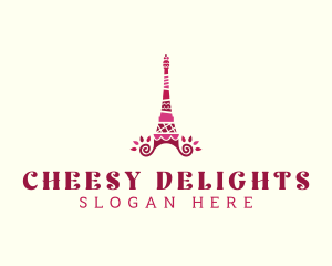 Cake Eiffel Tower logo design