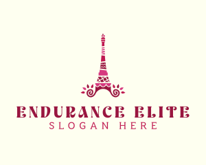 Cake Eiffel Tower logo design