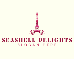 Cake Eiffel Tower logo design