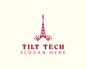 Cake Eiffel Tower logo design