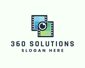 Video Filmstrip Studio logo design