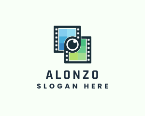 Video Filmstrip Studio logo design