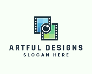 Video Filmstrip Studio logo design