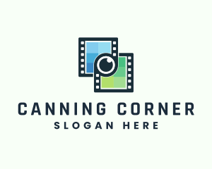 Video Filmstrip Studio logo design