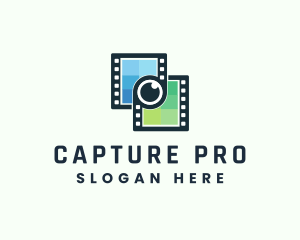 Dslr - Video Filmstrip Studio logo design