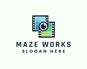 Video Filmstrip Studio logo design