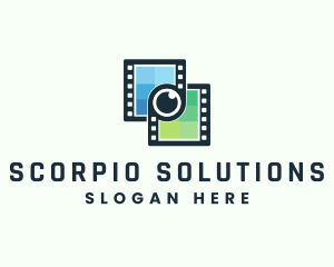 Video Filmstrip Studio logo design