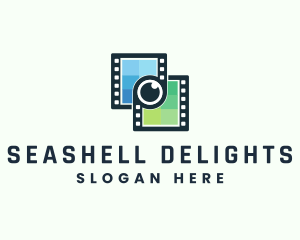 Video Filmstrip Studio logo design